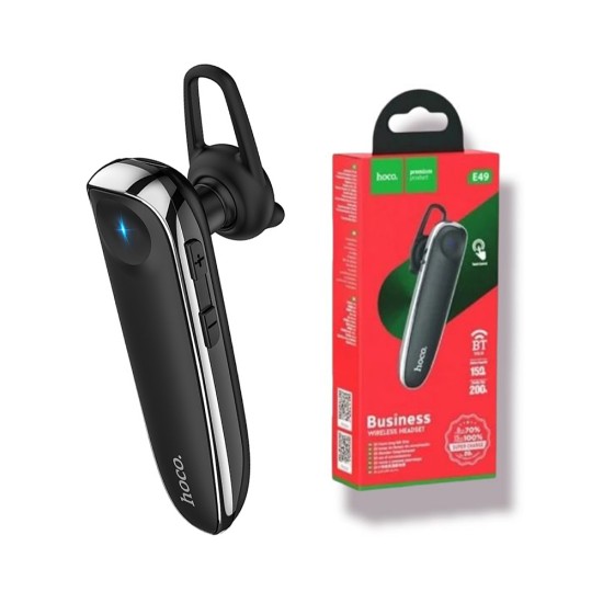 Auricular Bluetooth Hoco E49 Young con micrófono 150mAh Negro